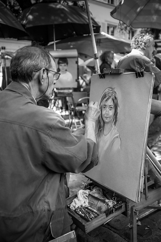 Portrait à Montmartre