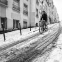 Snow cyclist