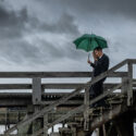 Le parapluie vert